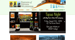Desktop Screenshot of nevadawilderness.org